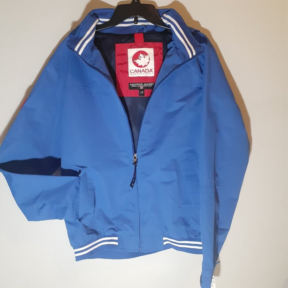 Canada Weather Gear NWT Men's Blue Yachting Jacket Sz L